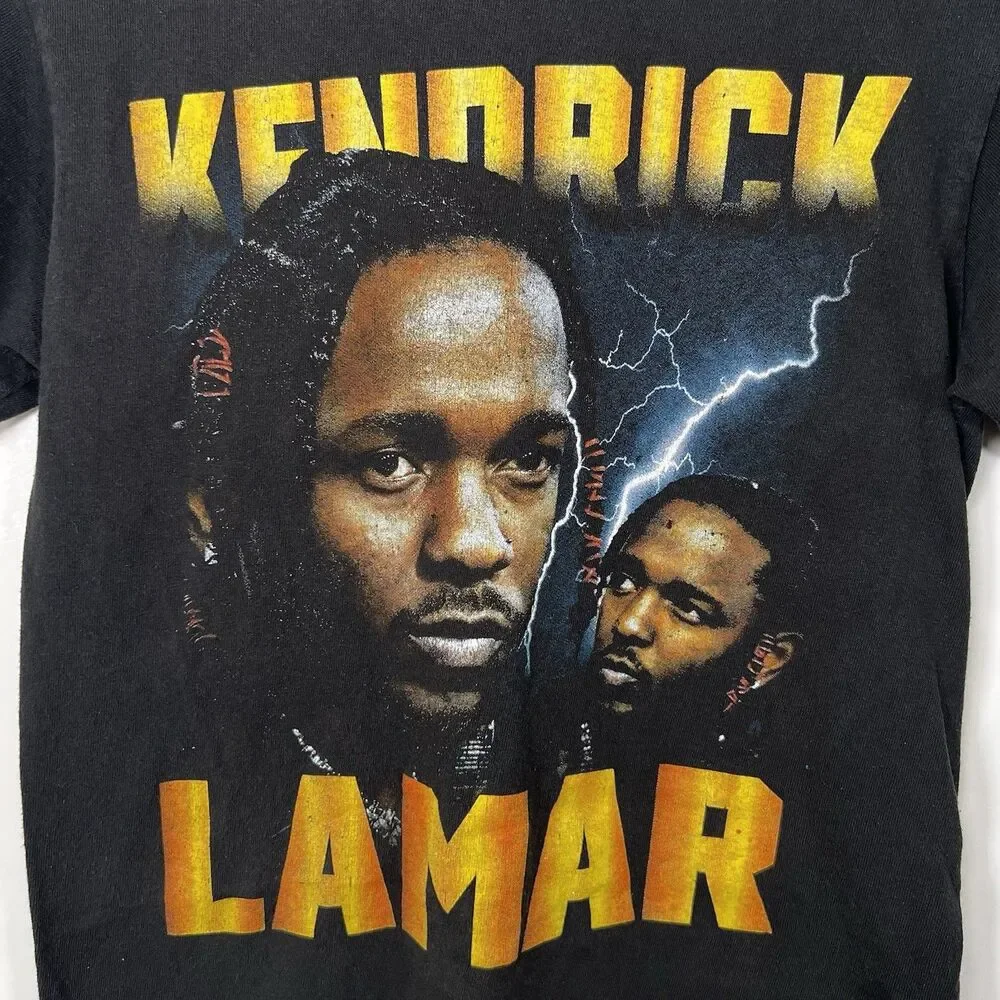 Kendrick Lamar The Big Steppers Tour T Shirt Youth Size Medium Black Double Side